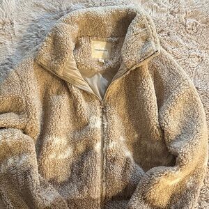 Thread & Supply Beige Teddy Jacket